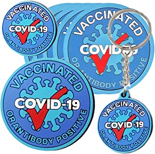 Vaccinated for Covid 19 keychain